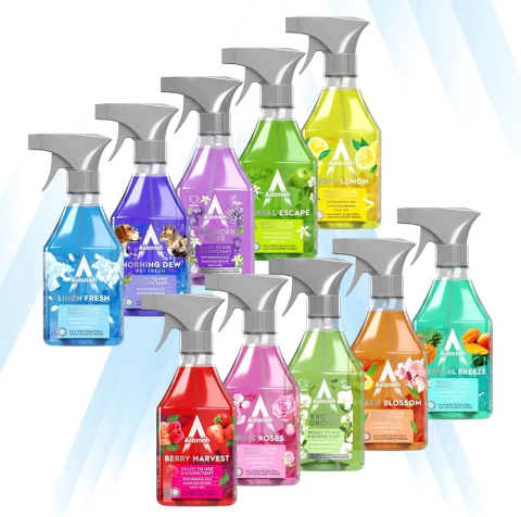 ASTONISH Spray Dezinfectant Pink Roses 550 ml [1]