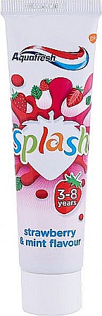 AQUAFRESH Splash Pasta de Dinti Capsuni 3-8 Ani 50 ml [1]