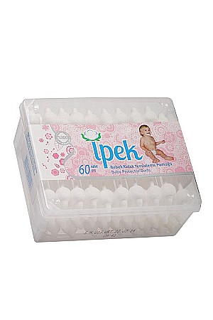 Cosmetice copii - IPEK Betisoare de Urechi cu Protectie pt Copii 60 buc