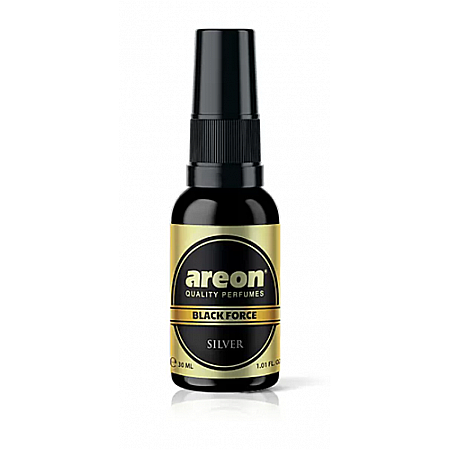 Masina - AREON Perfume Spray Black Force Concentrat 30 ml SILVER