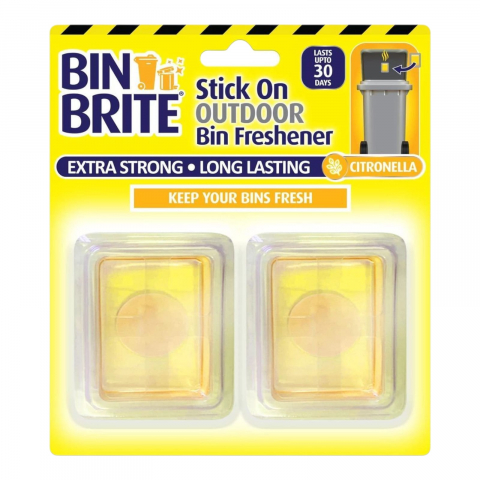 Diverse produse de uz casnic - BIN BRITE Odorizant Pubela/Cos Gunoi Elimina Mirosurile Neplacute CITRONELLA 2X10g