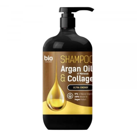 Sampon - BIO NATURELL Sampon cu Pompa pt Regenerare Ulei de Argan & Colagen 946 ml