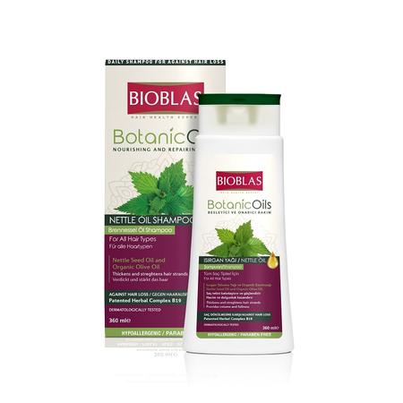 Sampon - BIOBLAS Botanic Oils Sampon cu Ulei de Urzica pt Par Subtire & Fragil 360 ml