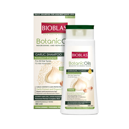 Ingrijire Personala - BIOBLAS Botanic Oils Sampon cu Ulei de Usturoi pt Toate Tipurile de Par 360 ml