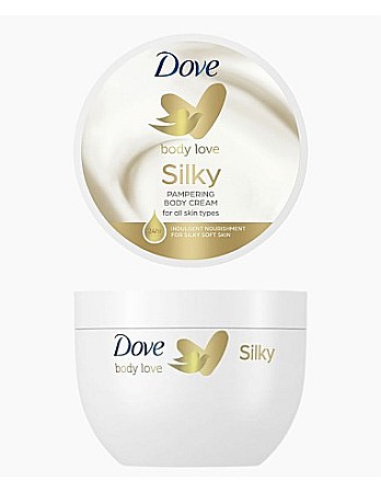 Ingrijirea corpului - DOVE Crema de Corp Body Love Silky Pampering Hidratare & Nutritie 300 ml