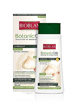 Ingrijirea parului - BIOBLAS Botanic Oils Sampon cu Ulei de Usturoi pt Toate Tipurile de Par 360 ml