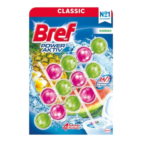 Baie - BREF Classic Power Aktiv Odorizant Toaleta Hawai 3 x 50 g