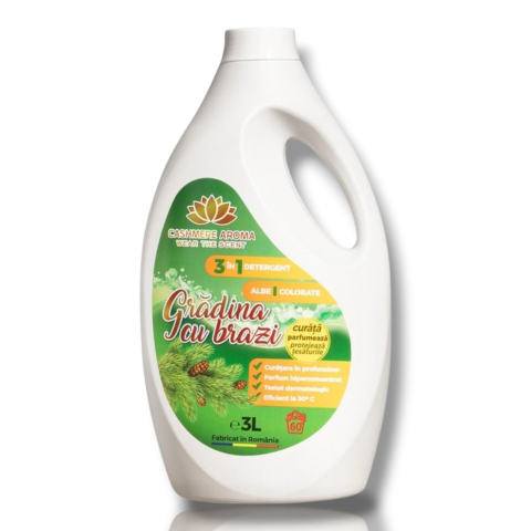 Detergent Rufe - CASHMERE AROMA Detergent Profesional de Rufe GRADINA cu BRAZI Universal  3L