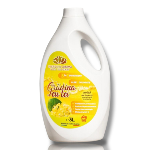 Detergent Rufe - CASHMERE AROMA Detergent Profesional de Rufe GRADINA cu TEI Universal  3L