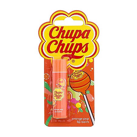 Cosmetice copii - CHUPA CHUPS ORANGE POP Balsam de Buze pt Copii cu Aroma de Portocale 4 g