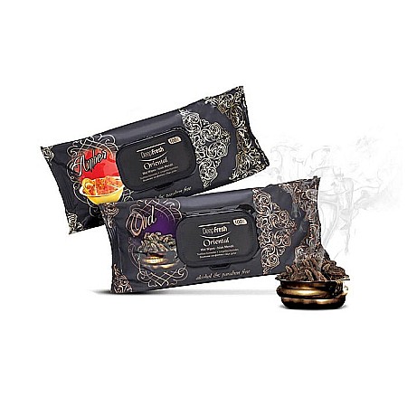 DEEP FRESH Servetele Umede cu Capac Oriental OUD 120 buc [1]