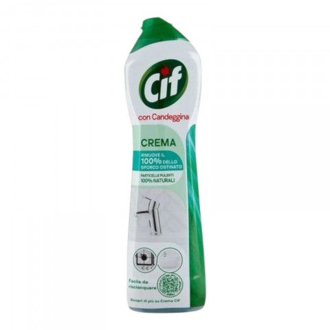 Produse de uz casnic - CIF Crema de Curatat cu Microparticule si Inalbitor 500 ml