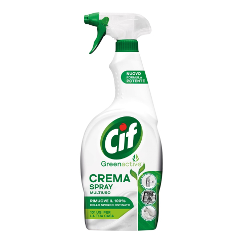 Bucatarie - CIF Crema Spray Green Active Degresant Multisuprafete 650 ml