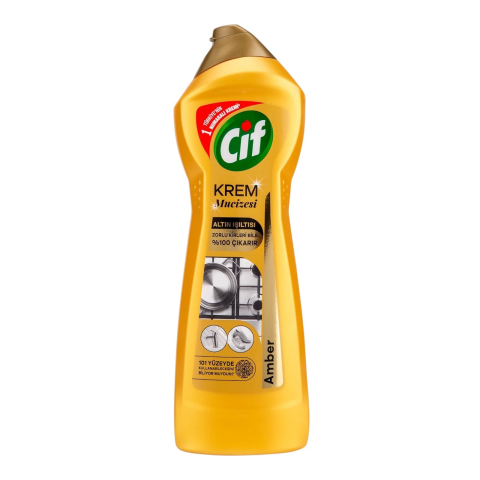 Produse de uz casnic - CIF Gold Crema de Curatat Amber 750 ml
