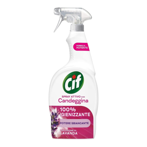 Bucatarie - CIF Spray Activ Degresant cu Inalbitor cu Miros de Lavanda 650 ml