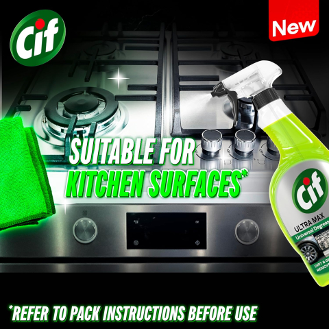 CIF Ultra Max Solutie Degresanta Multisuprafete GREEN 750 ml [2]