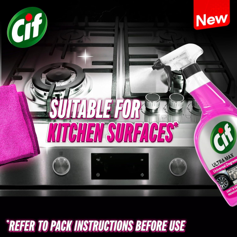 CIF Ultra Max Spray Degresant Universal Multisuprafete PINK 750 ml [1]