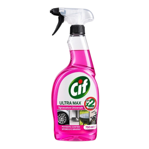 Produse de uz casnic - CIF Ultra Max Spray Degresant Universal Multisuprafete PINK 750 ml