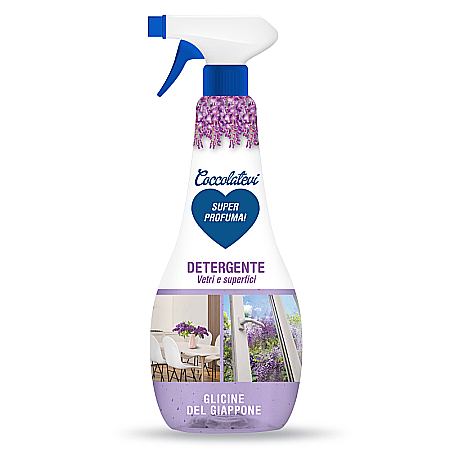 COCCOLATEVI Solutie Curatat Geamuri cu Pompa 750 ml GLICINE del GIAPPONE