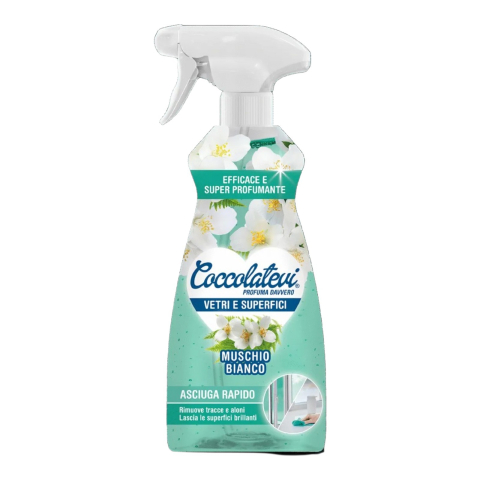 Produse de uz casnic - COCCOLATEVI Solutie pt Curatat Geamuri Muschino Bianco 625 ml