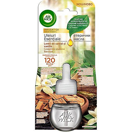 Camera - AirWick Rezerva Aparat Electric 19 ml Lemn de Santal & Vanilie