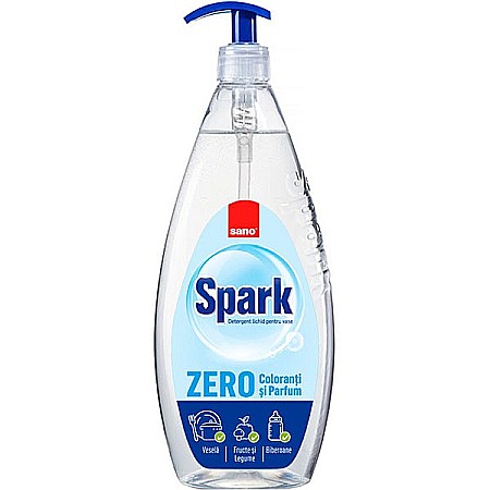 Bucatarie - SANO Spark Detergent de Vase cu pompa ZERO 1000 ml