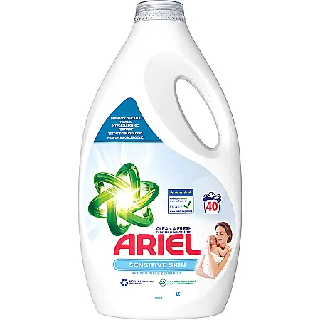 ARIEL Detergent Lichid Baby Sensitive Skin 2 L (40 spalari)