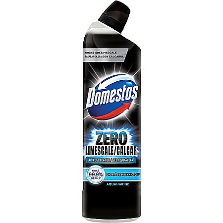 Baie - DOMESTOS Solutie Dezinfectant WC ZERO Limescale Aqua 750 ml
