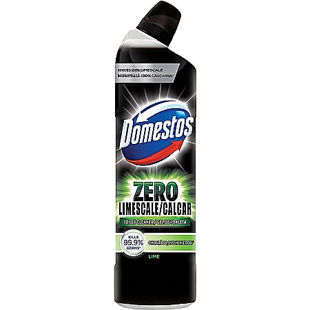 Baie - DOMESTOS Solutie Dezinfectant WC ZERO Limescale Lime 750 ml