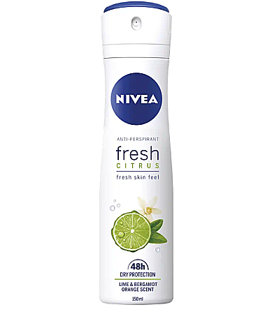 Ingrijire Personala - NIVEA Spray Deodorant Antiperspirant LIME & BERGAMOTA 150 ml