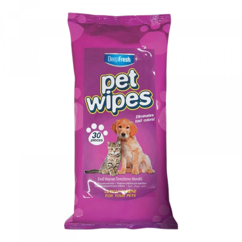 Pet Shop - DEEP FRESH Servetele Curatare pt Animale de Companie 30 buc