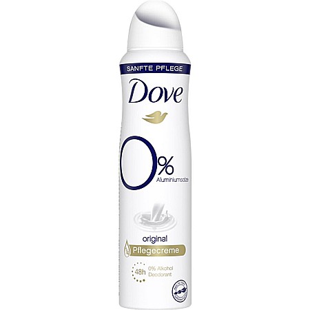 Deodorante & Parfumuri - DOVE Antiperspirant Spray 0% Aluminium Salze ORIGINAL 150 ml