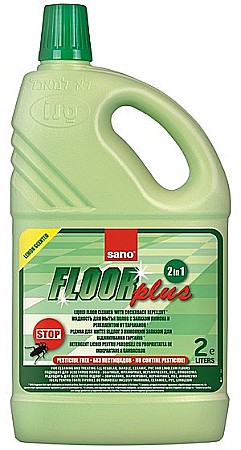 Combaterea Insectelor Daunatoare - SANO Floor Plus Home Detergent Pentru Pardoseli Anti-Gandaci 2 L