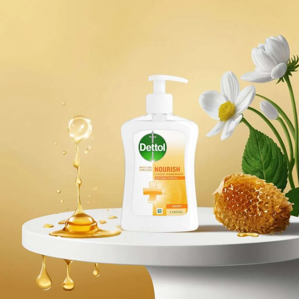 DETTOL Nourish Sapun Lichid Antibacterian Honey & Vanilla 250 ml [1]