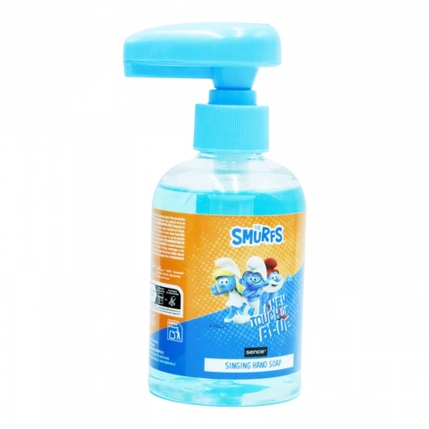 THE SMURFS Sapun Lichid cu Pompita Muzicala Blueberry 250 ml