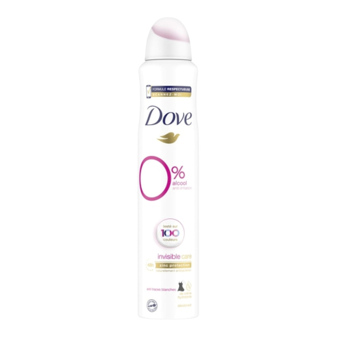 Noutati - DOVE Antiperspirant Spray 0% Aluminium Salze Invisible Care 200 ml
