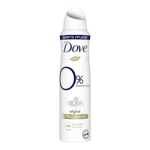 Spray - DOVE Antiperspirant Spray 0% Aluminium Salze ORIGINAL 150 ml