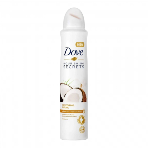 Spray - DOVE Antiperspirant Spray Nourishing Secrets COCONUT & JASMINE FLOWER 250 ml