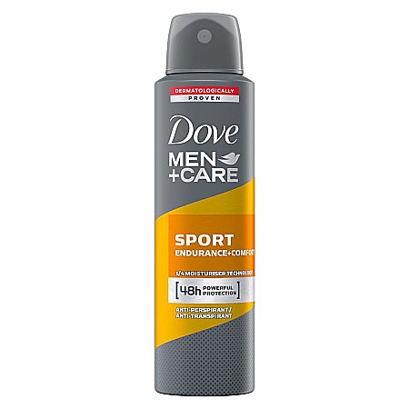 Spray - DOVE MEN+CARE Antiperspirant SPORT ENDURANCE + COMFORT 150 ml