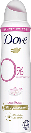 Deodorante & Parfumuri - DOVE Antiperspirant Spray 0% Aluminium Salze PEARL TOUCH 150 ml