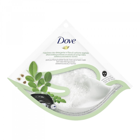 Reduceri - DOVE Masca Pore Purifying Facial Charcoal pt Ten Mixt si Gras 25 ml