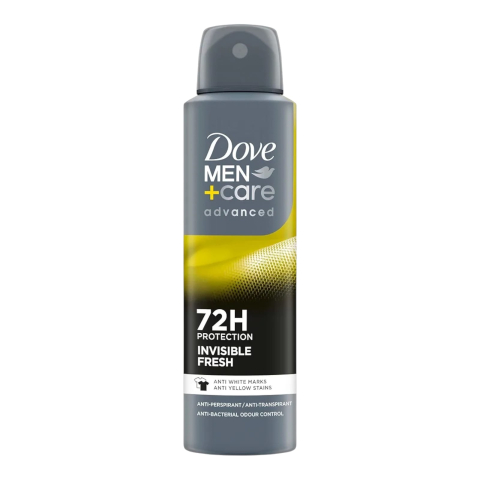 Noutati - DOVE MEN+CARE Advanced Antiperspirant 72h INVISIBLE FRESH 150 ml