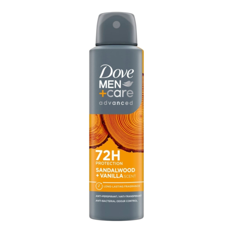 Noutati - DOVE MEN+CARE Antiperspirant SANDALWOOD + VANILLA SCENT 150 ml