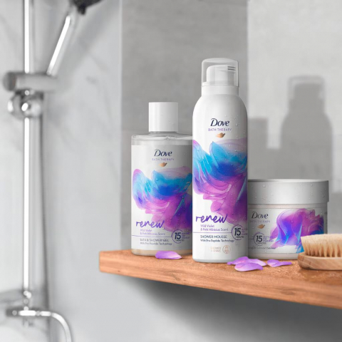 DOVE Shower Mousse Spuma de Dus RENEW 200 ml [1]