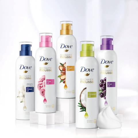 DOVE Shower Mousse Spuma de Dus Rose Oil 200 ml [1]