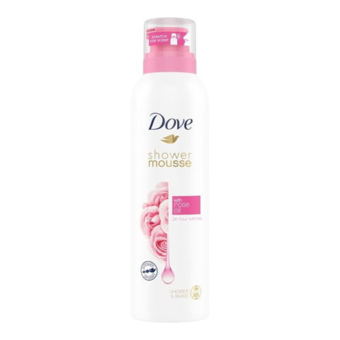 Noutati - DOVE Shower Mousse Spuma de Dus Rose Oil 200 ml