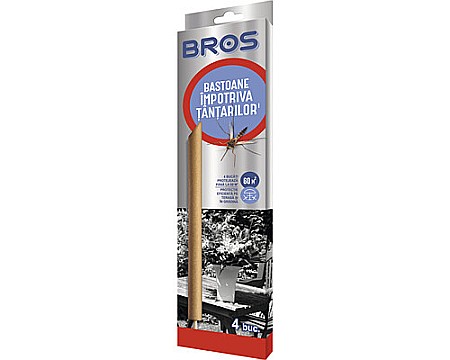 Combaterea Insectelor Daunatoare - BROS Batoane Fumigene Impotriva Tantarilor 4 buc
