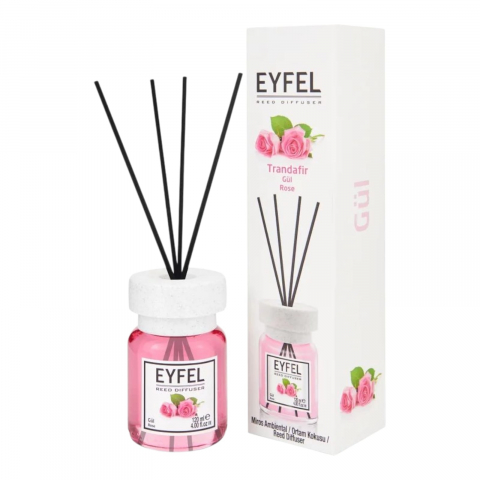 EYFEL - EYFEL Odorizant Camera cu Betisoare TRANDAFIR 120 ml