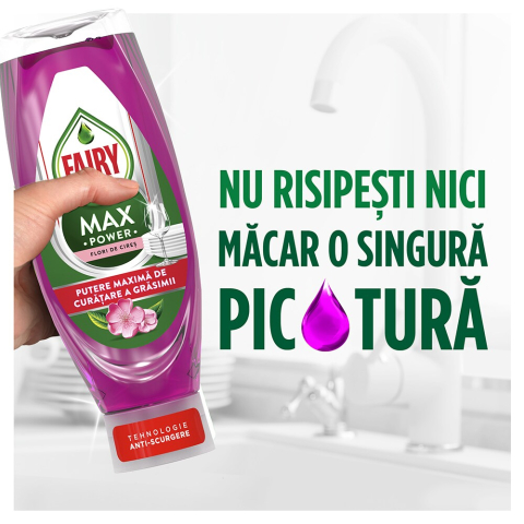 FAIRY Max Power Detergent de Vase Floare de Cires 730 ml [2]