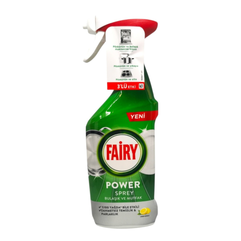 Produse de uz casnic - FAIRY Power Spray Degresant 3in1 Lemon 500 ml